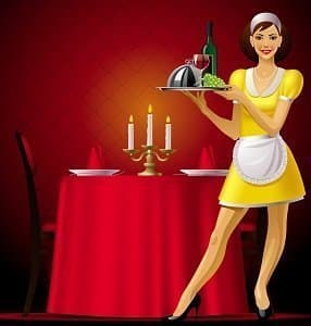 how serve food hotel restaurant