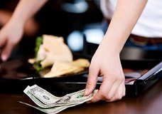 restaurant waiter tips